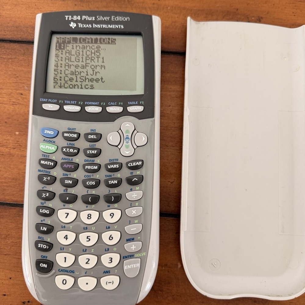 Texas Instruments TI-84 Plus Silver Edition Graphing Calculator - Picture 4 of 9